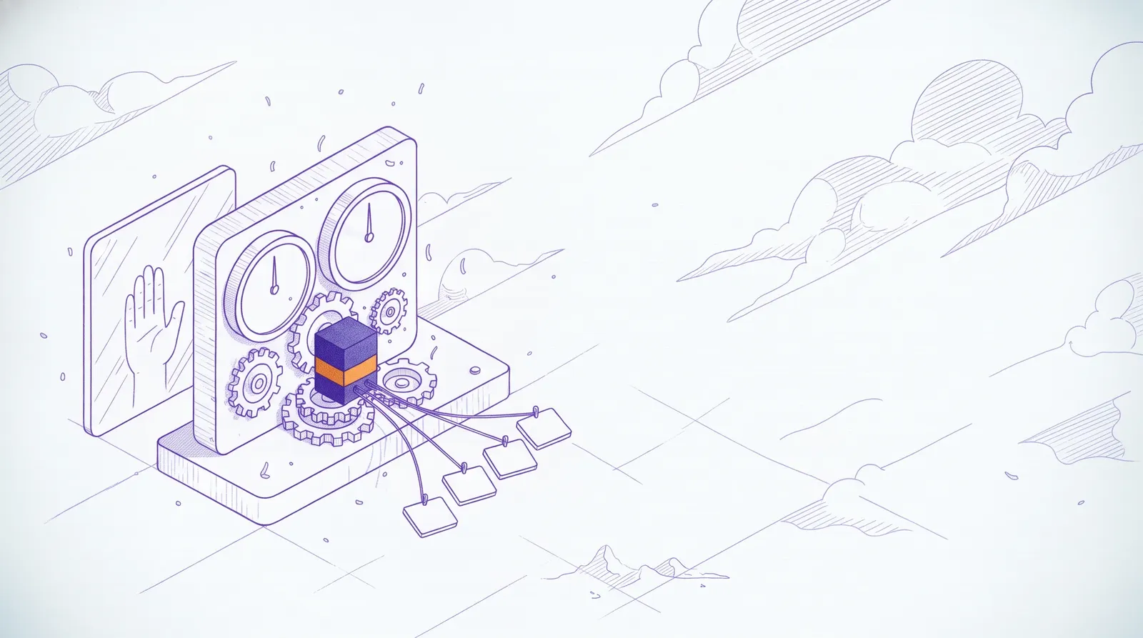 Illustration — Our Lead Magnet Is a Diagnosis. It's Not Allowed to Lie.